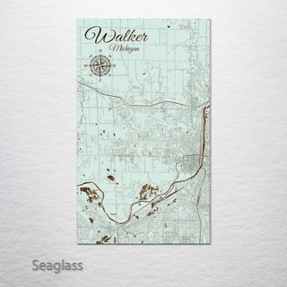 Walker, Michigan Street Map