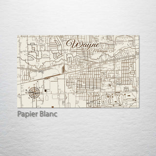Wayne, Michigan Street Map