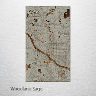 Anoka, Minnesota Street Map