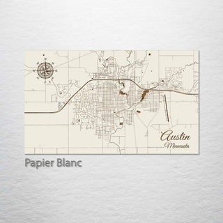 Austin, Minnesota Street Map
