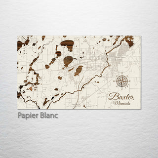 Baxter, Minnesota Street Map