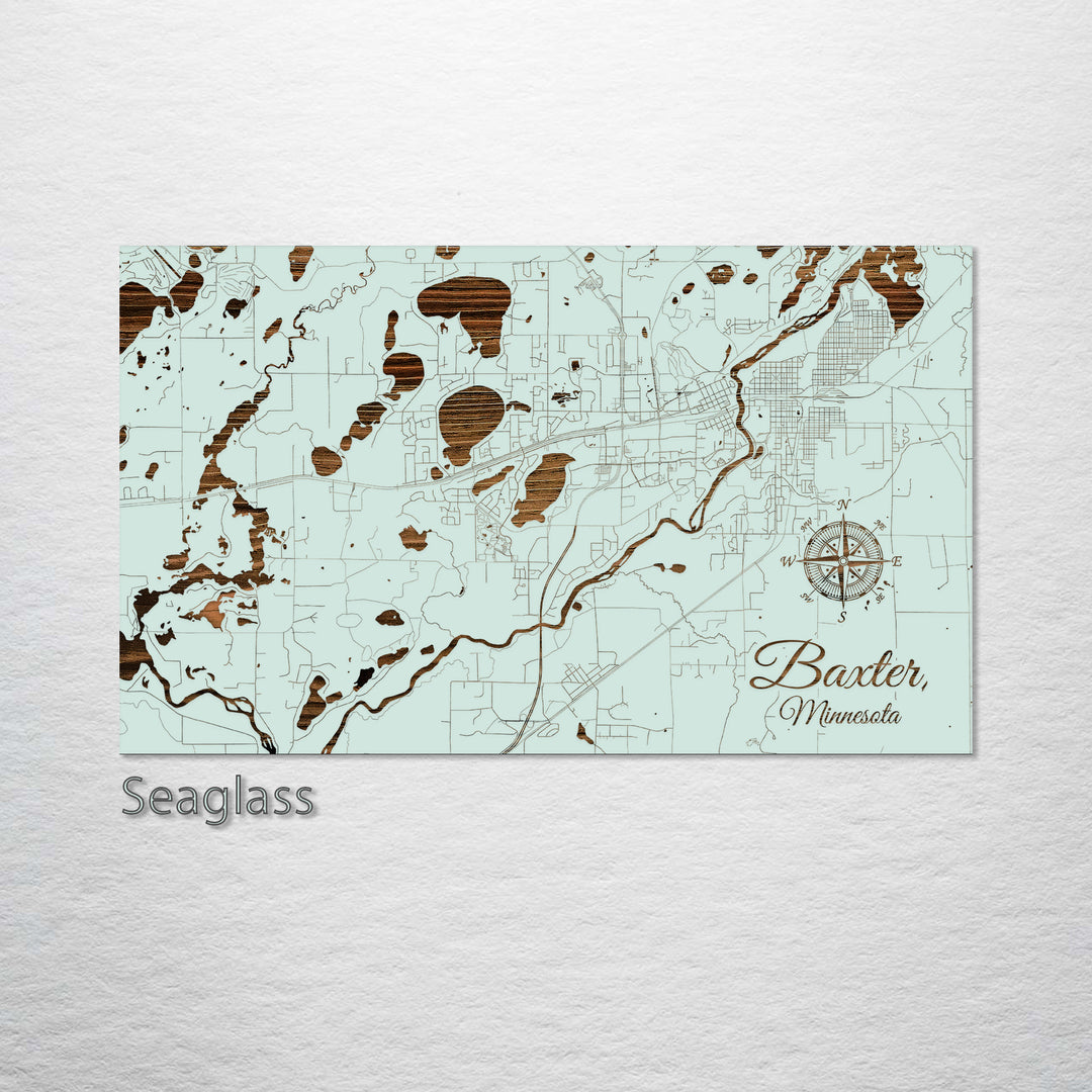 Baxter, Minnesota Street Map