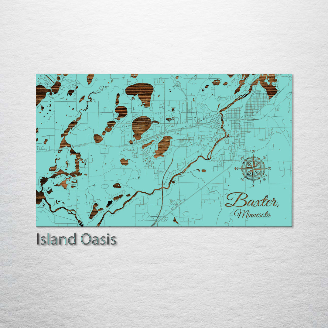 Baxter, Minnesota Street Map