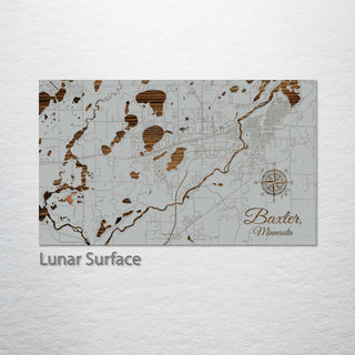 Baxter, Minnesota Street Map