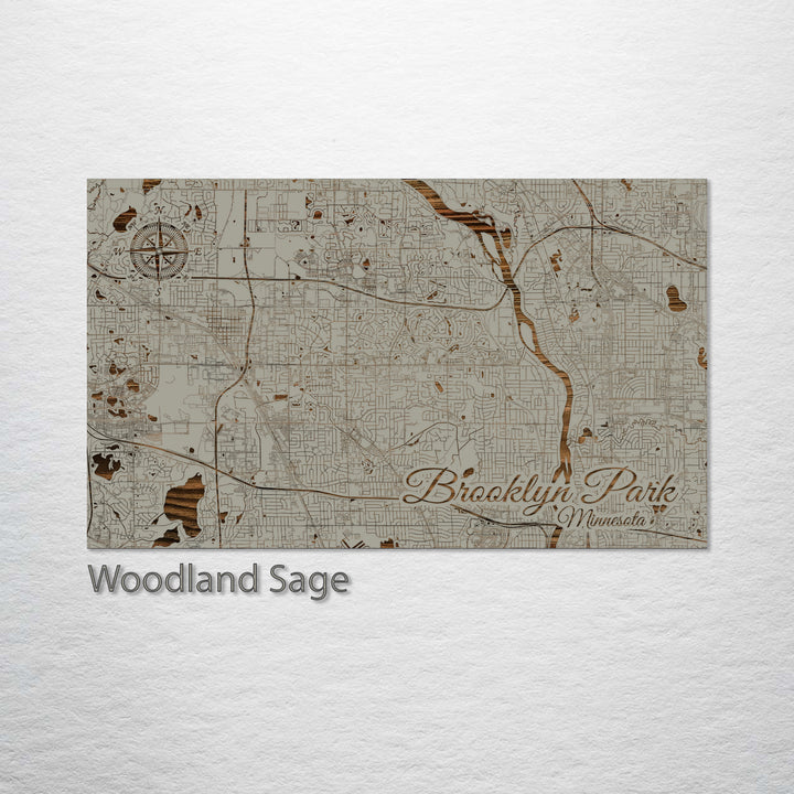 Brooklyn Park, Minnesota Street Map