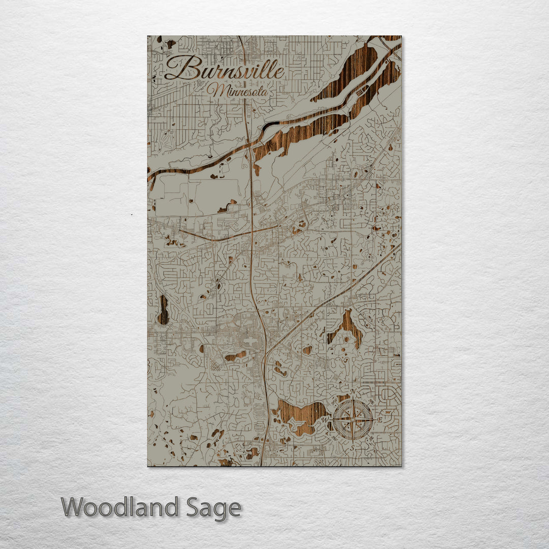 Burnsville, Minnesota Street Map