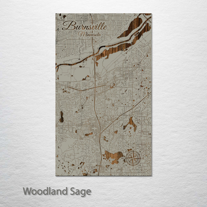 Burnsville, Minnesota Street Map