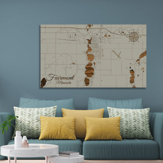 Fairmont, Minnesota Street Map
