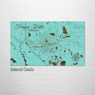 Fergus Falls, Minnesota Street Map