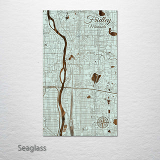 Fridley, Minnesota Street Map