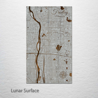 Fridley, Minnesota Street Map