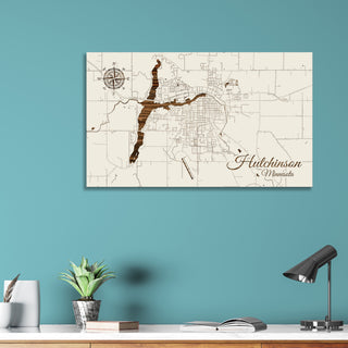 Hutchinson, Minnesota Street Map