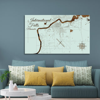 International Falls, Minnesota Street Map
