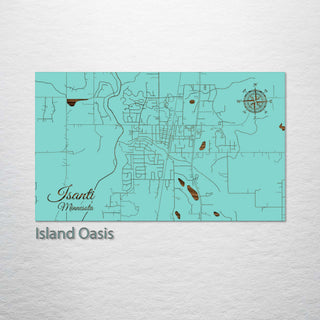 Isanti, Minnesota Street Map