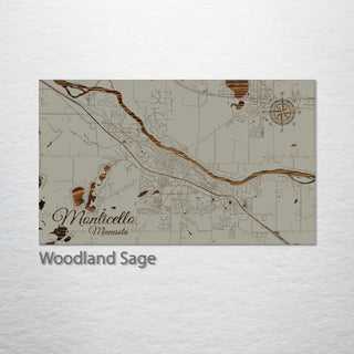 Monticello, Minnesota Street Map