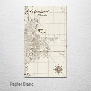 Moorhead, Minnesota Street Map