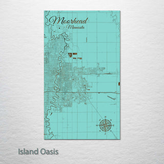Moorhead, Minnesota Street Map