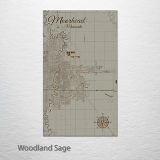 Moorhead, Minnesota Street Map