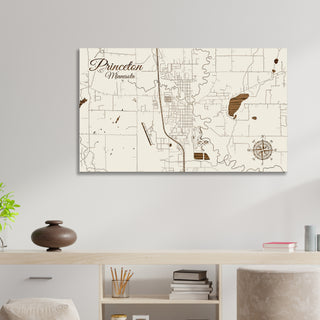 Princeton, Minnesota Street Map