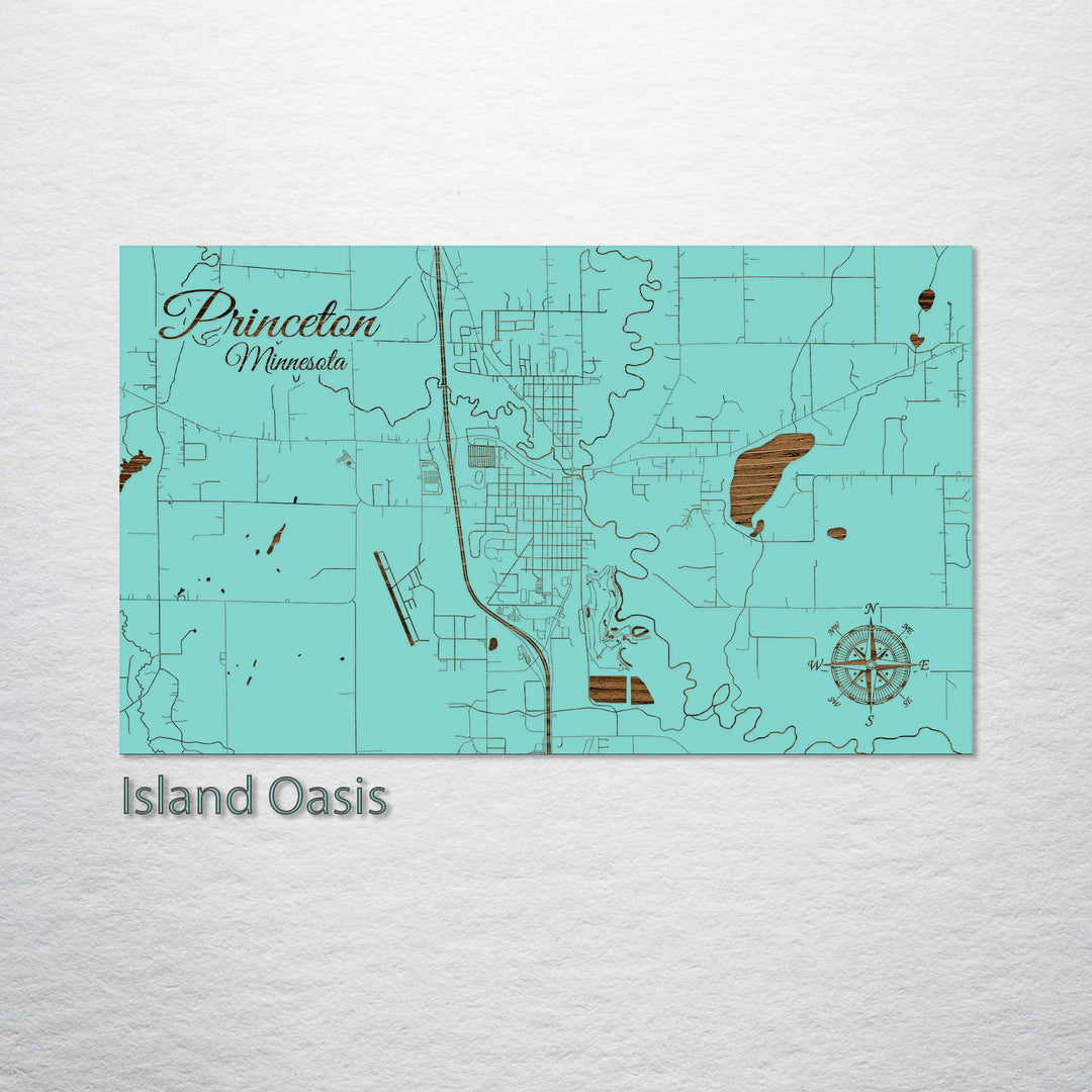 Princeton, Minnesota Street Map