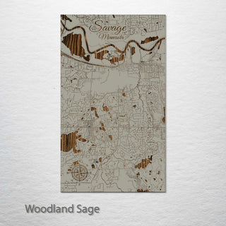 Savage, Minnesota Street Map