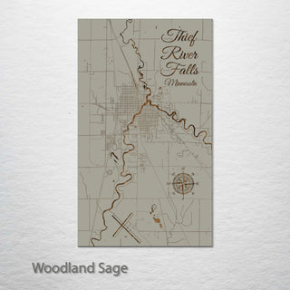 Thief River Falls, Minnesota Street Map