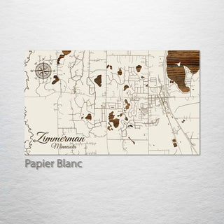 Zimmerman, Minnesota Street Map