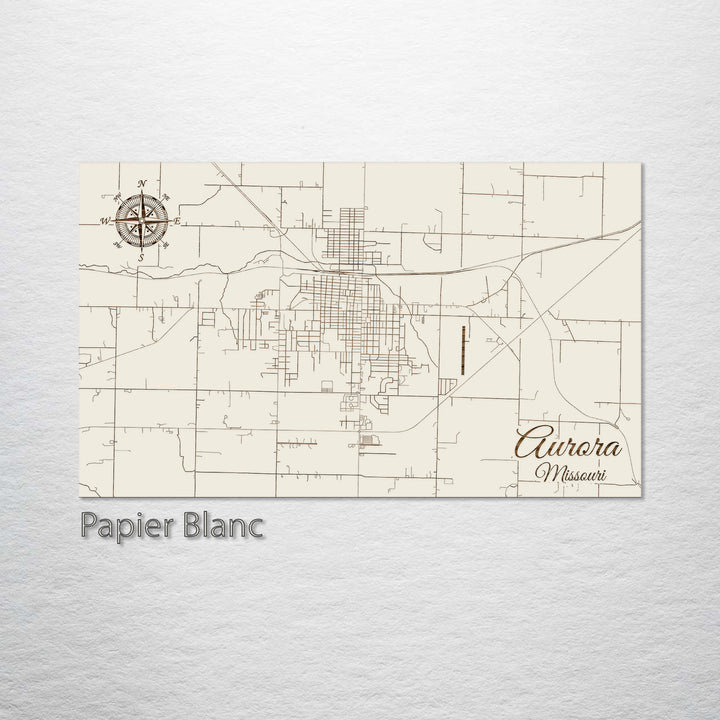 Aurora, Missouri Street Map