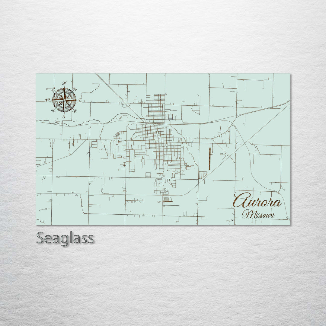 Aurora, Missouri Street Map