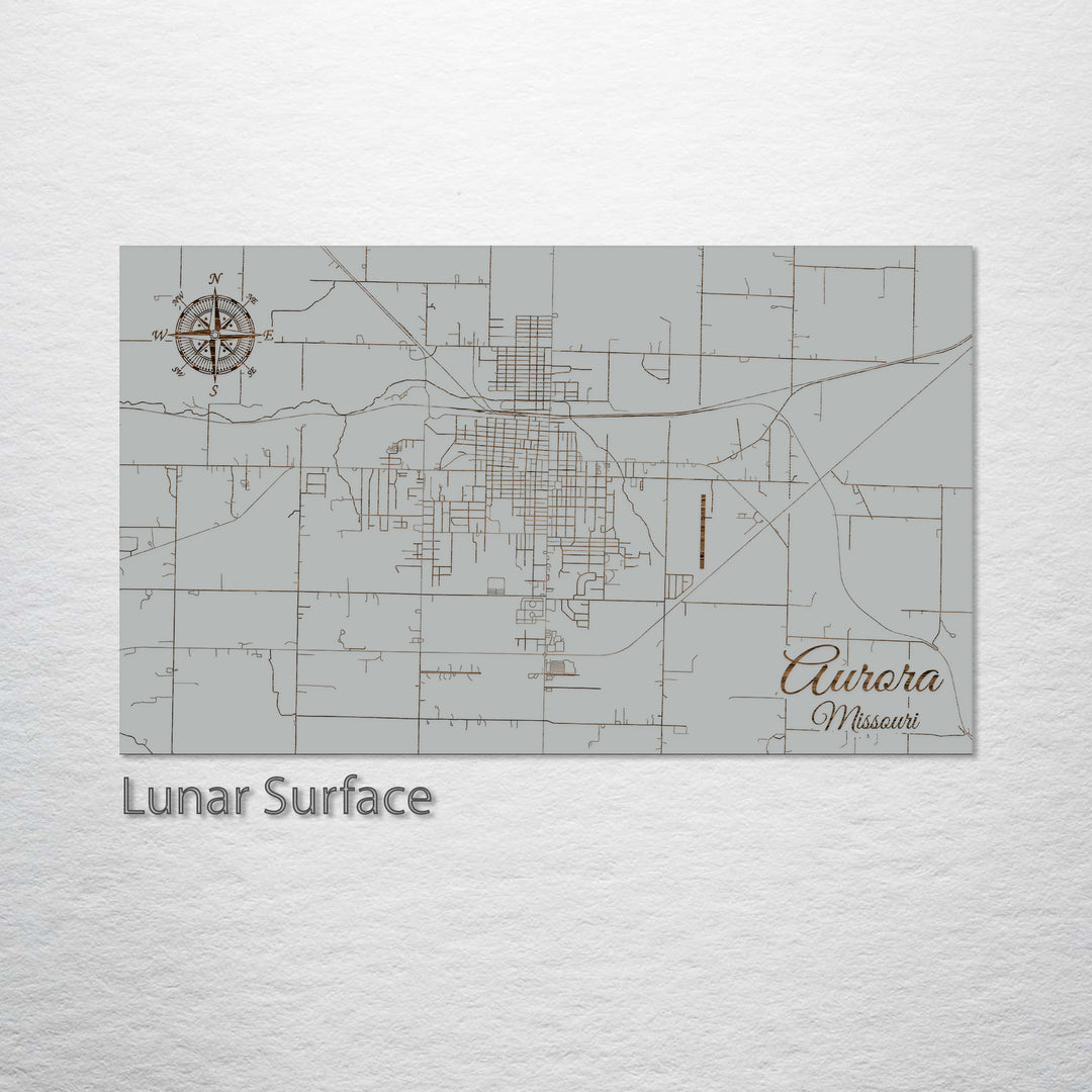 Aurora, Missouri Street Map