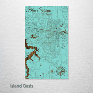 Blue Springs, Missouri Street Map