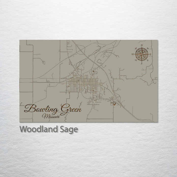 Bowling Green, Missouri Street Map