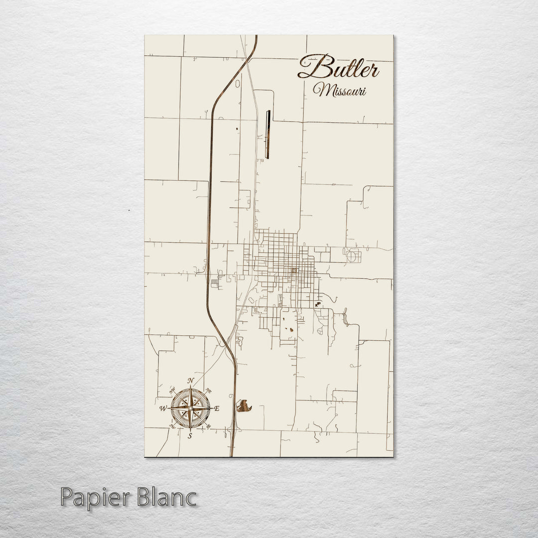 Butler Missouri Street Map