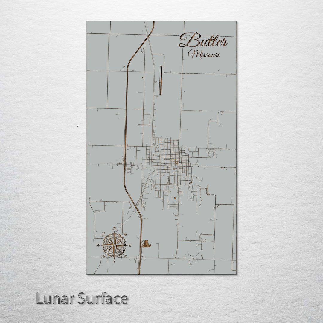 Butler Missouri Street Map