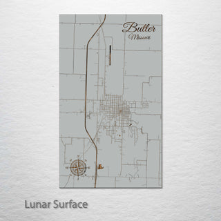 Butler, Missouri Street Map