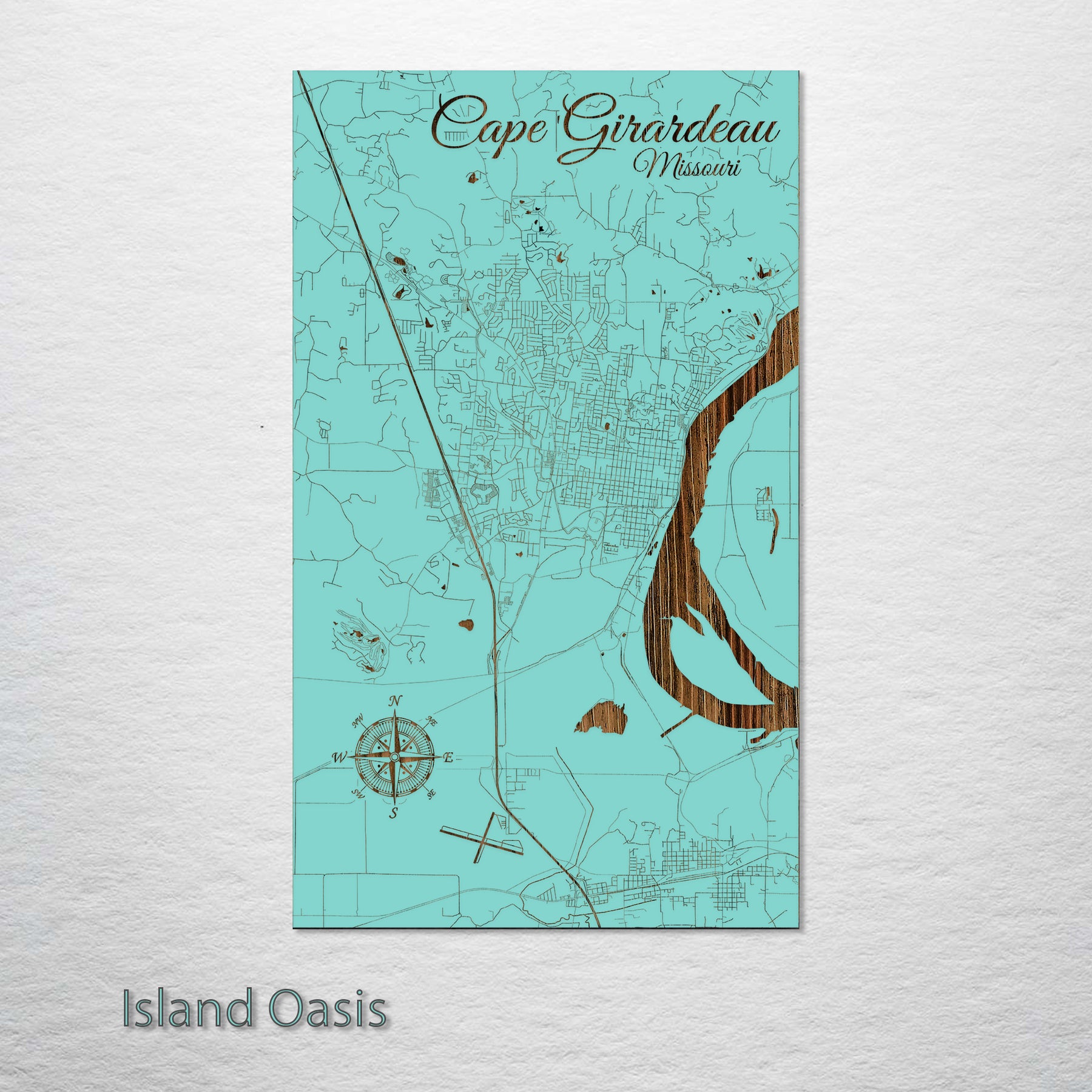 Cape Girardeau, Missouri Street Map