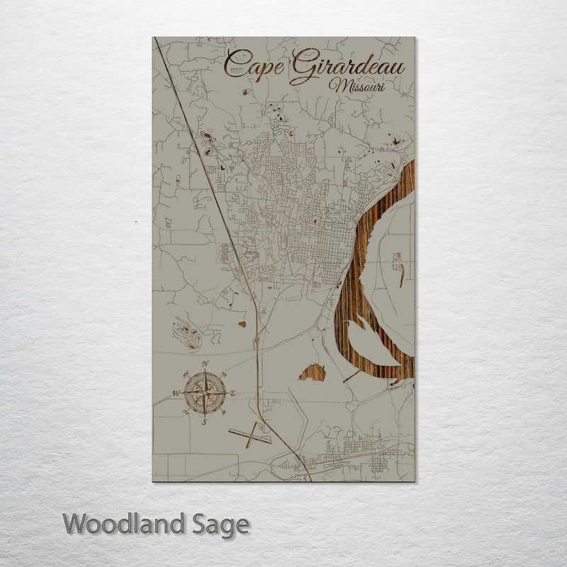 Cape Girardeau, Missouri Street Map