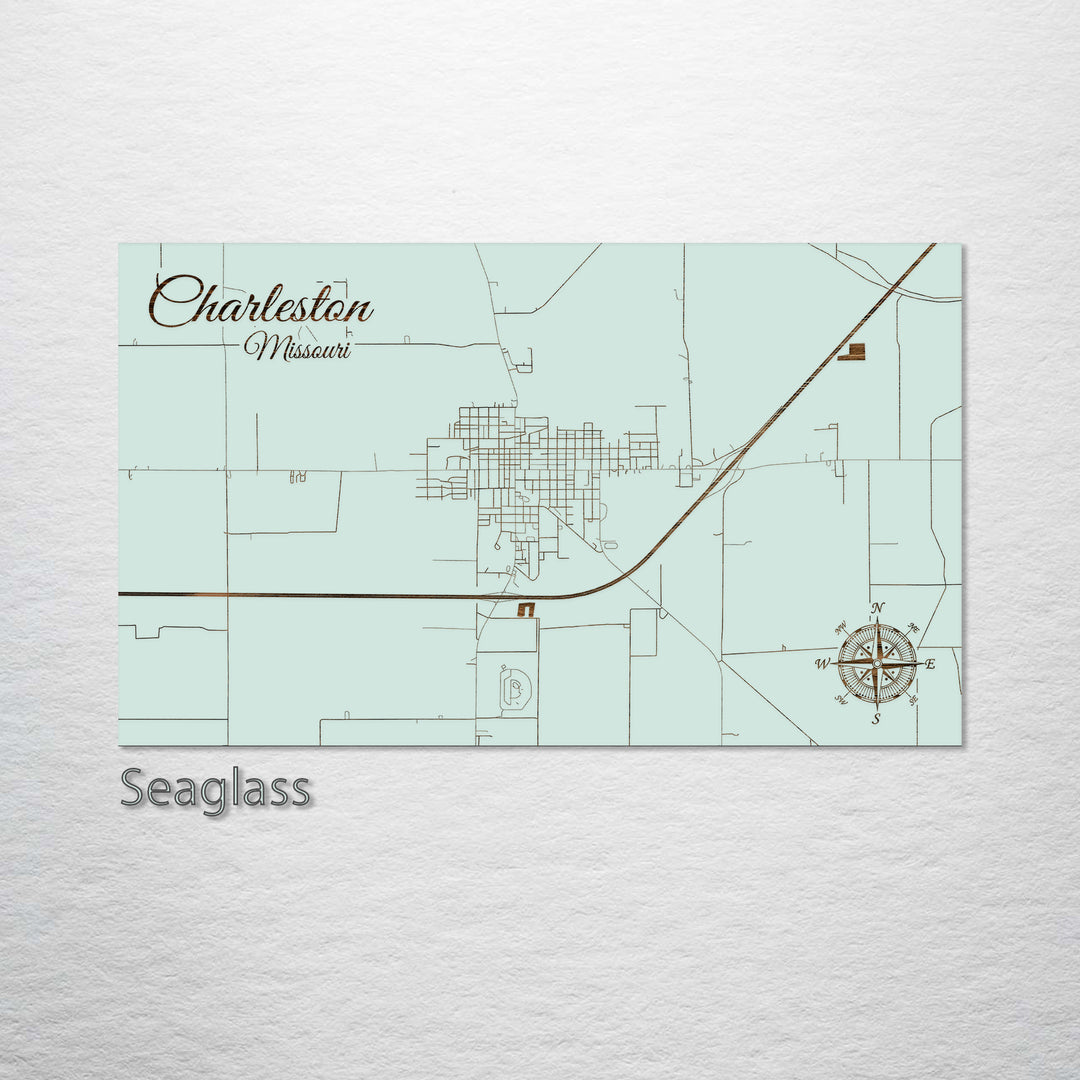 Charleston, Missouri Street Map