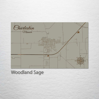 Charleston, Missouri Street Map