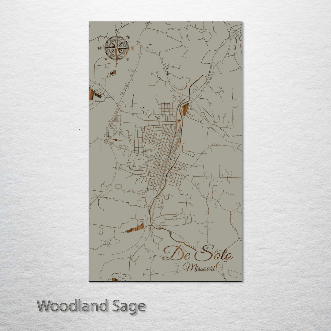 De Soto, Missouri Street Map