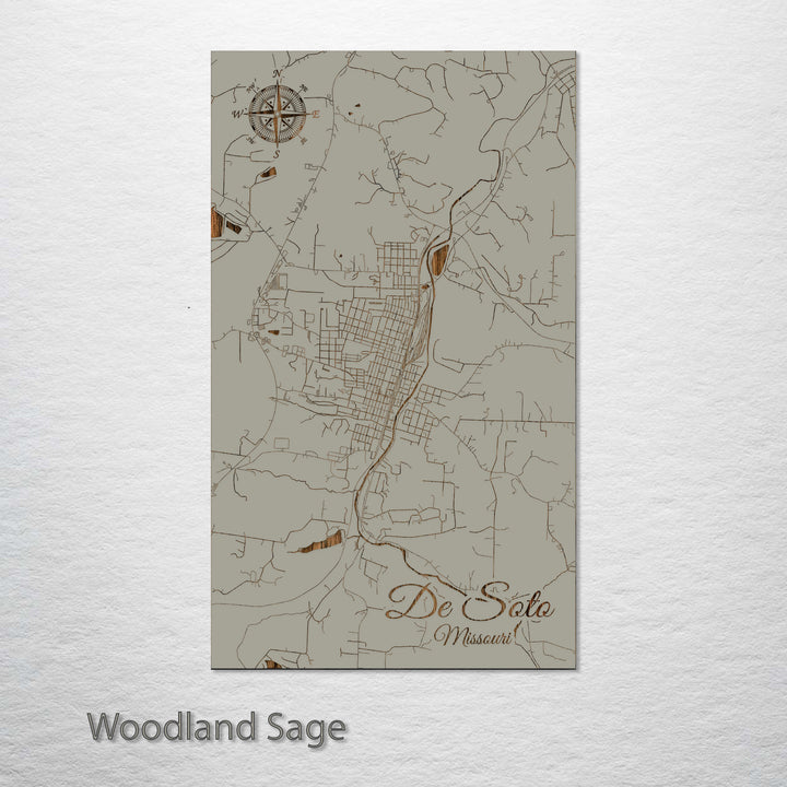 De Soto, Missouri Street Map