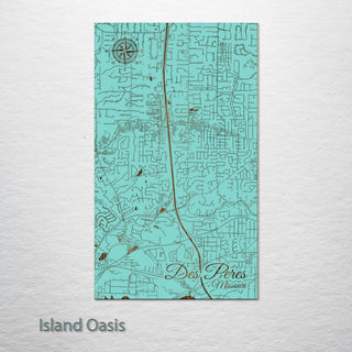 Des Peres, Missouri Street Map
