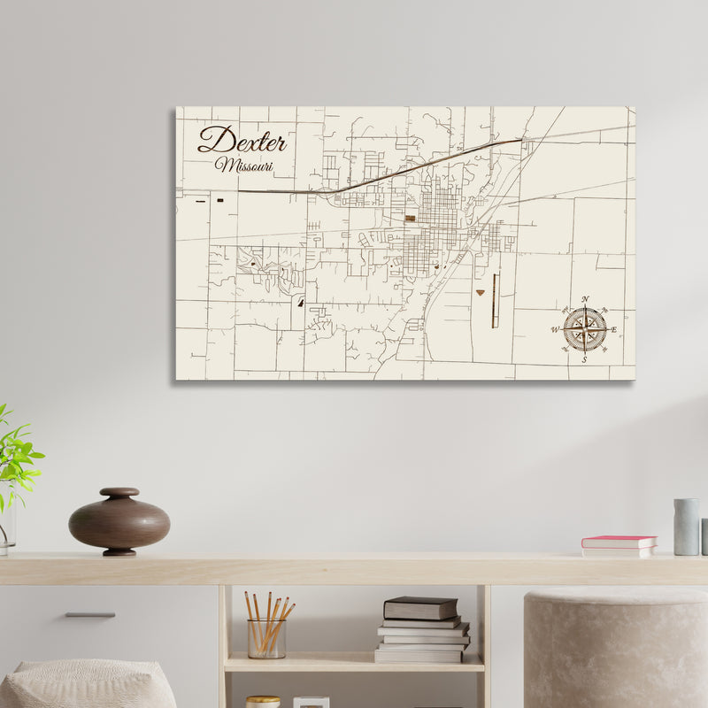 Dexter, Missouri Street Map