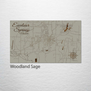 Excelsior Springs, Missouri Street Map