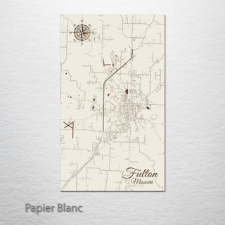 Fulton, Missouri Street Map