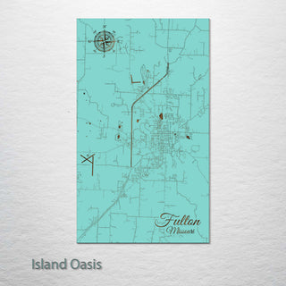 Fulton, Missouri Street Map