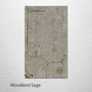 Gladstone, Missouri Street Map