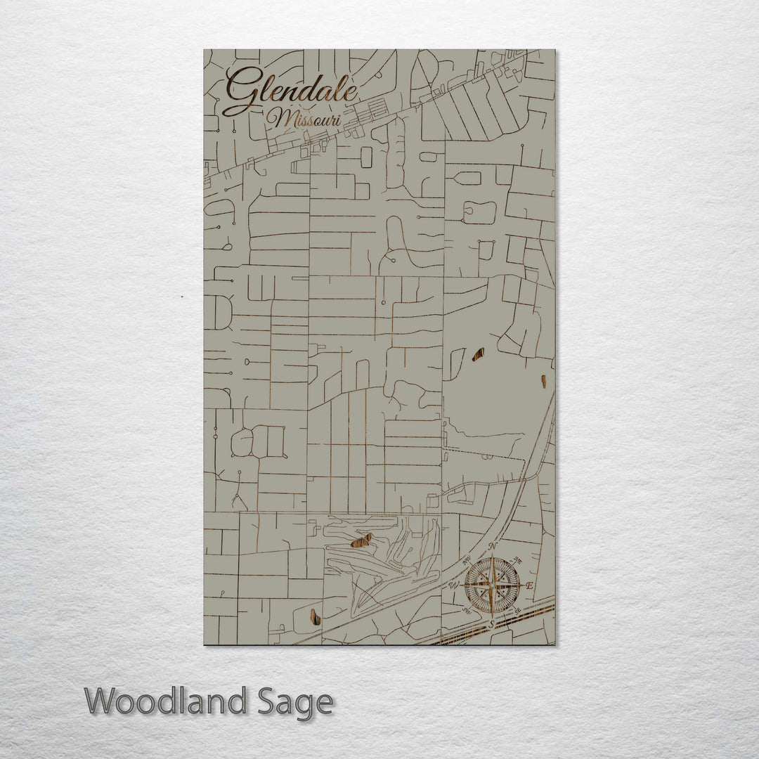 Glendale, Missouri Street Map