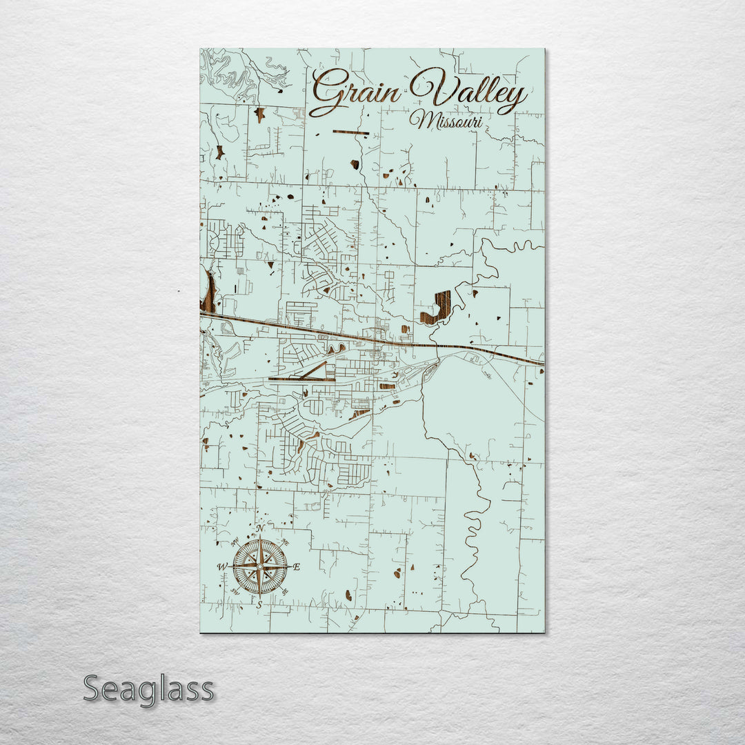 Grain Valley, Missouri Street Map