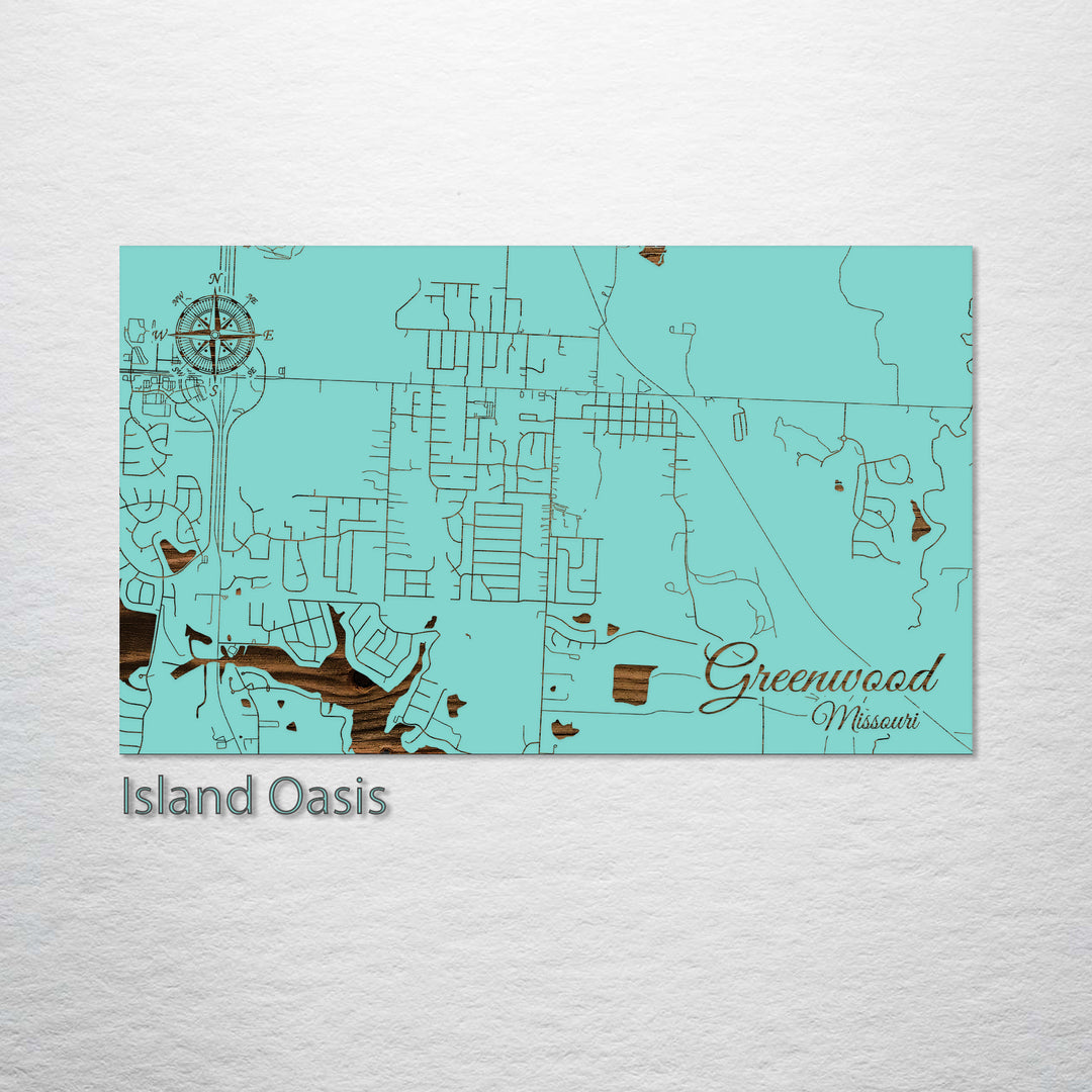 Greenwood, Missouri Street Map